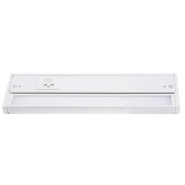 Image 1 Elena 10 inch Wide White LED Under Cabinet Light