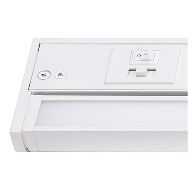 Image 2 Elena 10 inch Wide White LED Under Cabinet Light more views