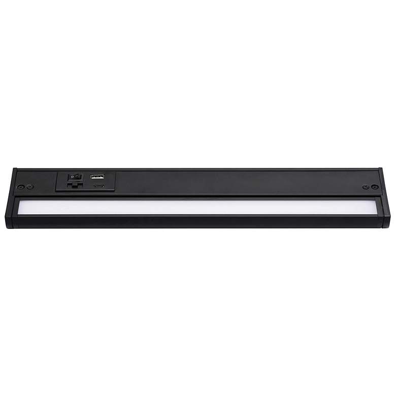 Image 1 Elena 14 inch Wide Black LED Under Cabinet Light