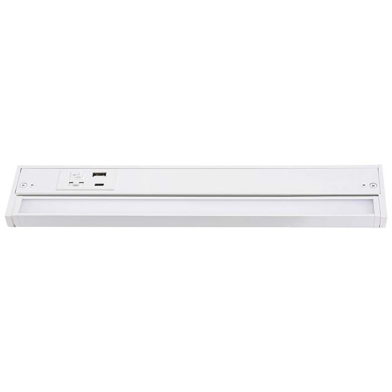 Image 1 Elena 14 inch Wide White LED Under Cabinet Light