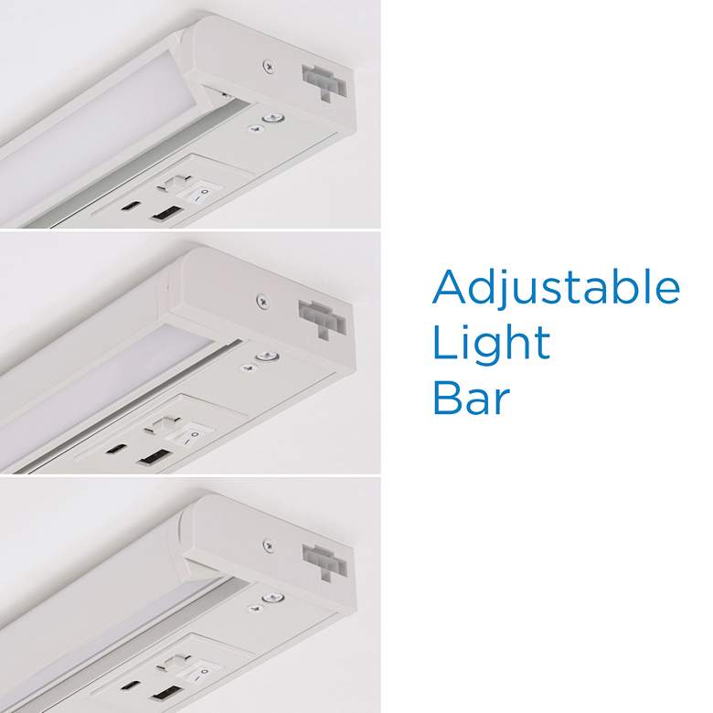 Image 5 Elena 14" Wide White LED Under Cabinet Light more views