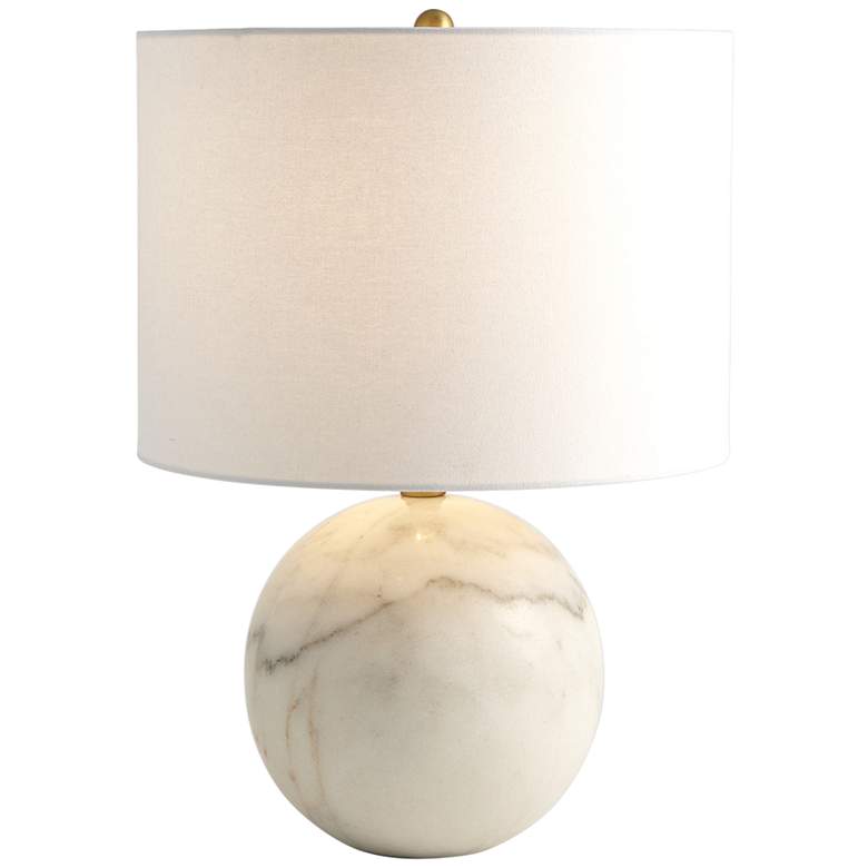 Image 1 Elenora Sphere Marble Accent Table Lamp