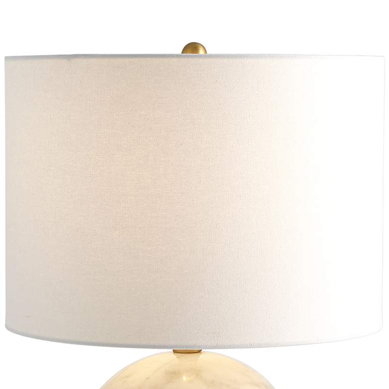 Image 2 Elenora Sphere Marble Accent Table Lamp more views