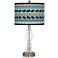 Elephant March Giclee Apothecary Clear Glass Table Lamp