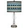 Elephant March Giclee Apothecary Clear Glass Table Lamp