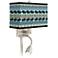 Elephant March Giclee Glow LED Reading Light Plug-In Sconce