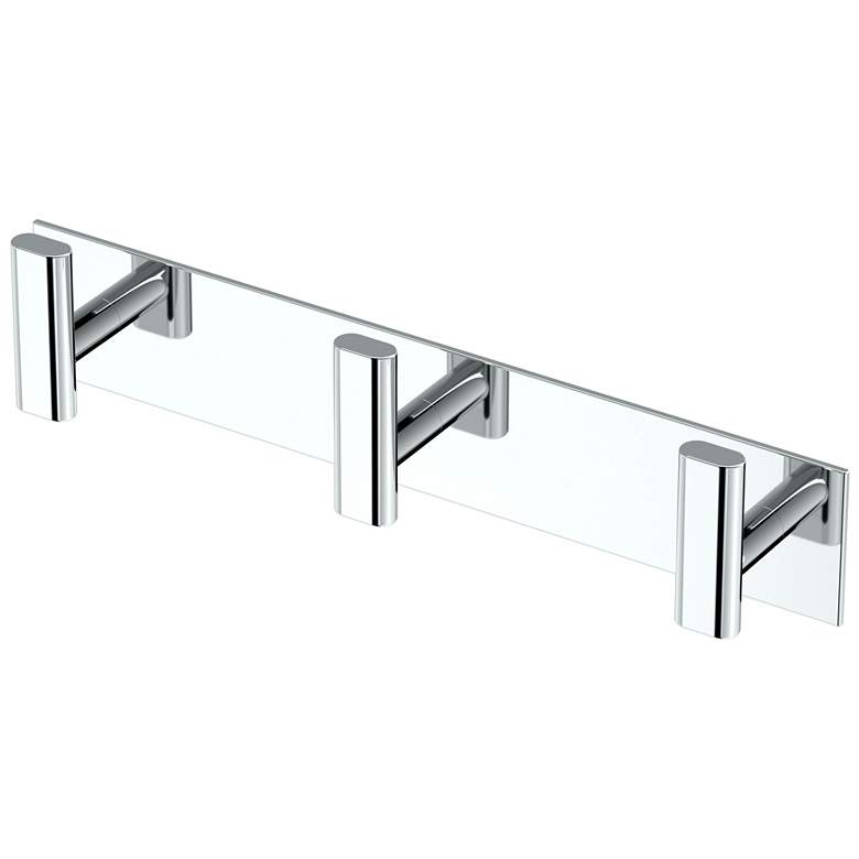 Image 1 Elevate All Modern Decor 11"L Triple Robe Hook, Chrome