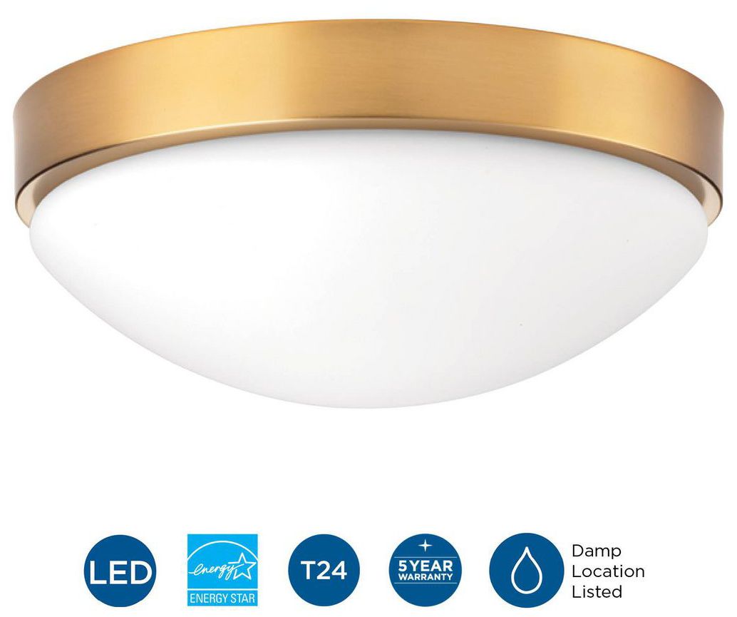 Image 7 Elevate Collection 13" LED Flush Mount more views