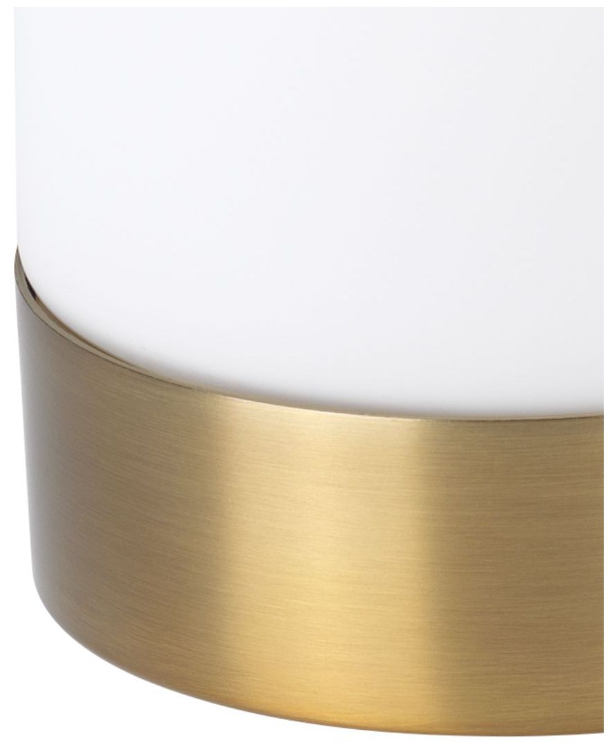 Elevate Collection Three-Light Etched White Glass Chandelier Light