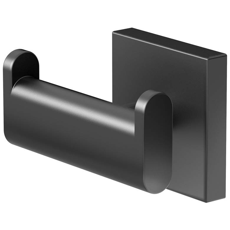 Image 1 Elevate Double Robe Hook, Matte Black