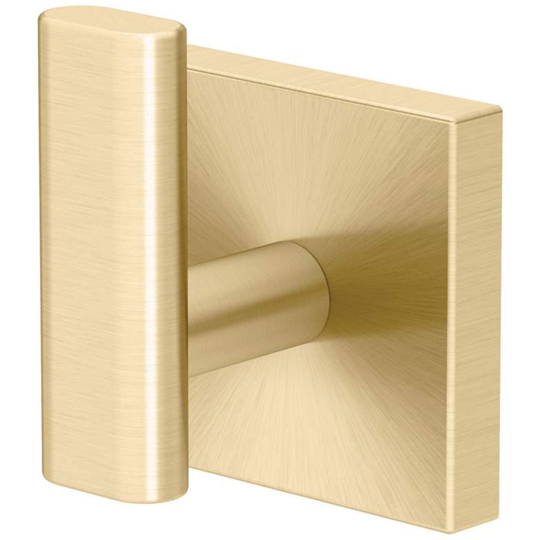 Image 1 Elevate Robe Hook, Brushed Brass