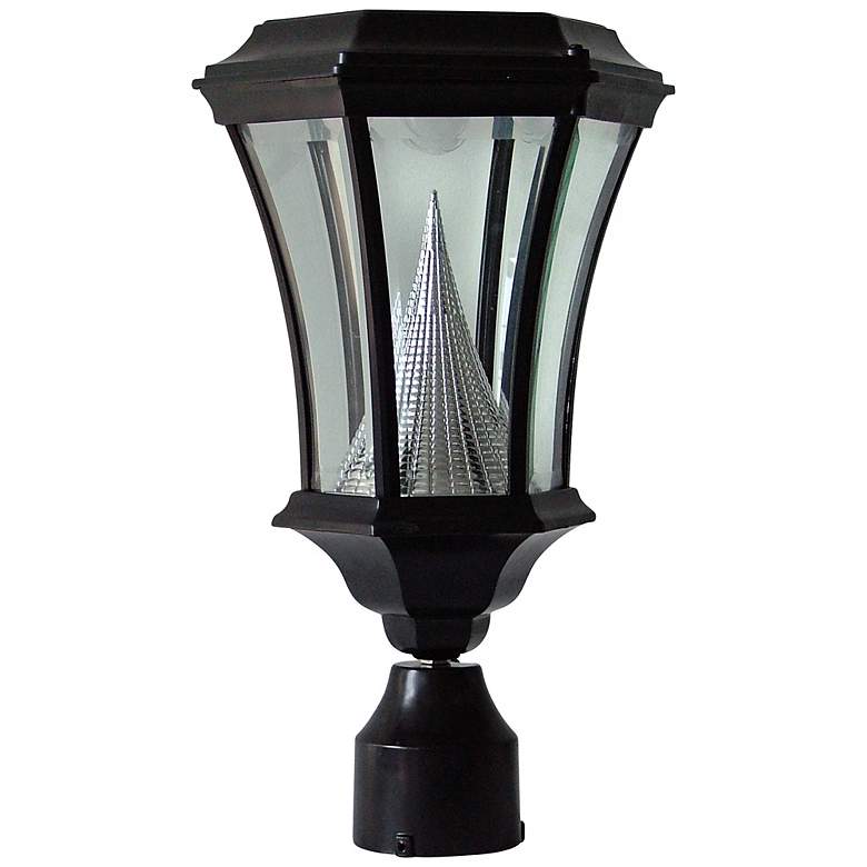 Image 1 Elger 15" HIgh Solar Powered LED Post Light