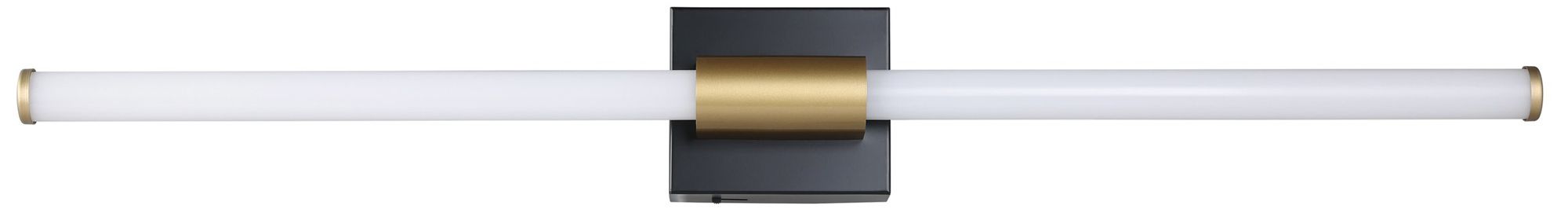 Image 3 Elgo Danika 35-inch Matte Black and Gold 5CCT LED Vanity Light more views