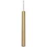 Thumbnail1 of Eli 1 1/4" Wide Satin Brass LED Mini Pendant