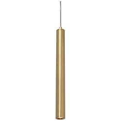 Eli 1 1/4" Wide Satin Brass LED Mini Pendant