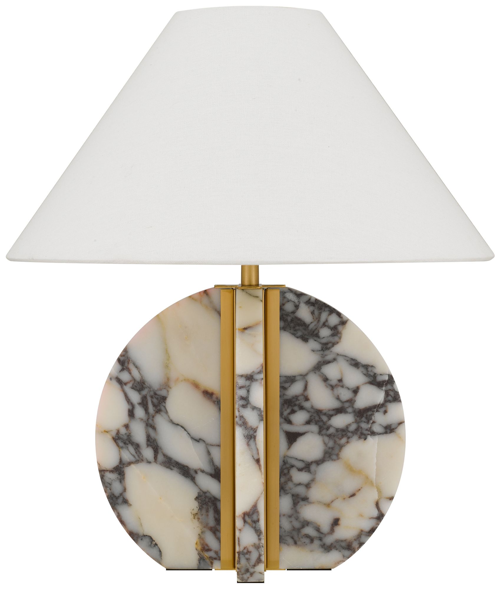 Image 3 Eliana 1-Light Brushed Gold Table Lamp more views