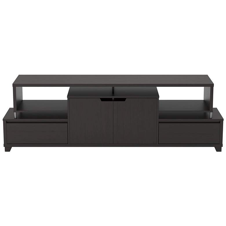 Image 4 Eliana 70 3/4" Wide Cappuccino Wood 2-Drawer TV Stand more views