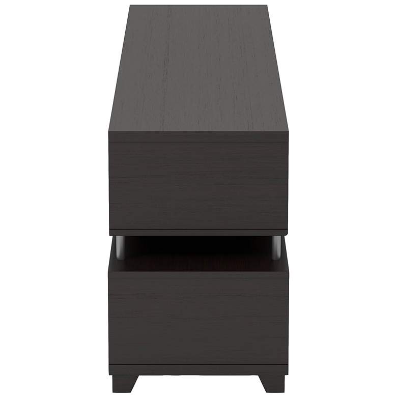 Image 6 Eliana 70 3/4" Wide Cappuccino Wood 2-Drawer TV Stand more views