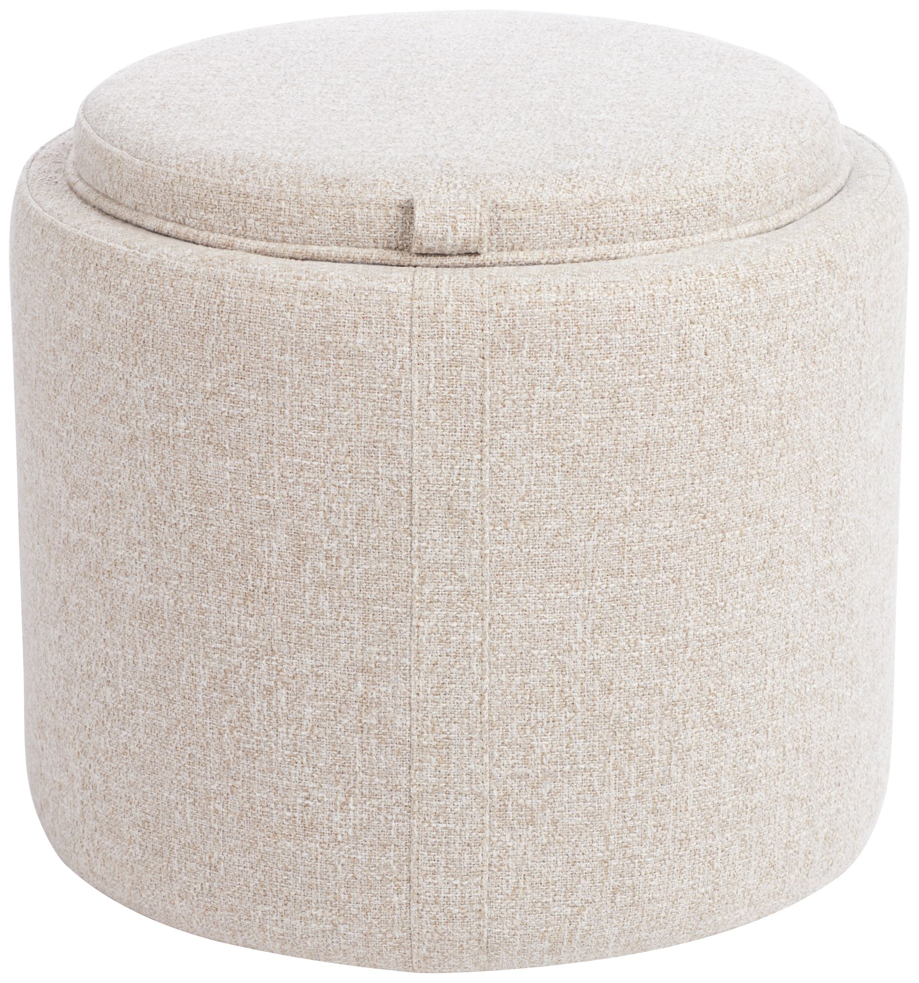 Elias 18" High Nathan Ginger Storage Ottoman with Reversible Tray in scene