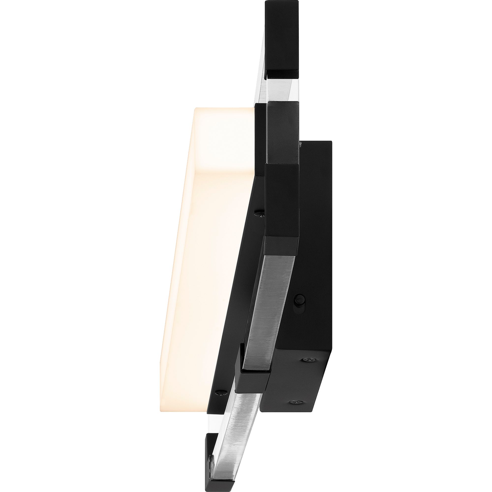 Elias Integrated LED Matte Black Bath Light with CCT Switch