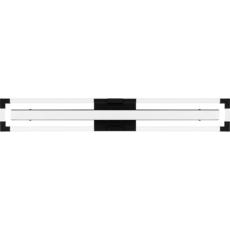 Image 3 Elias Integrated LED Matte Black Bath Light with CCT Switch more views