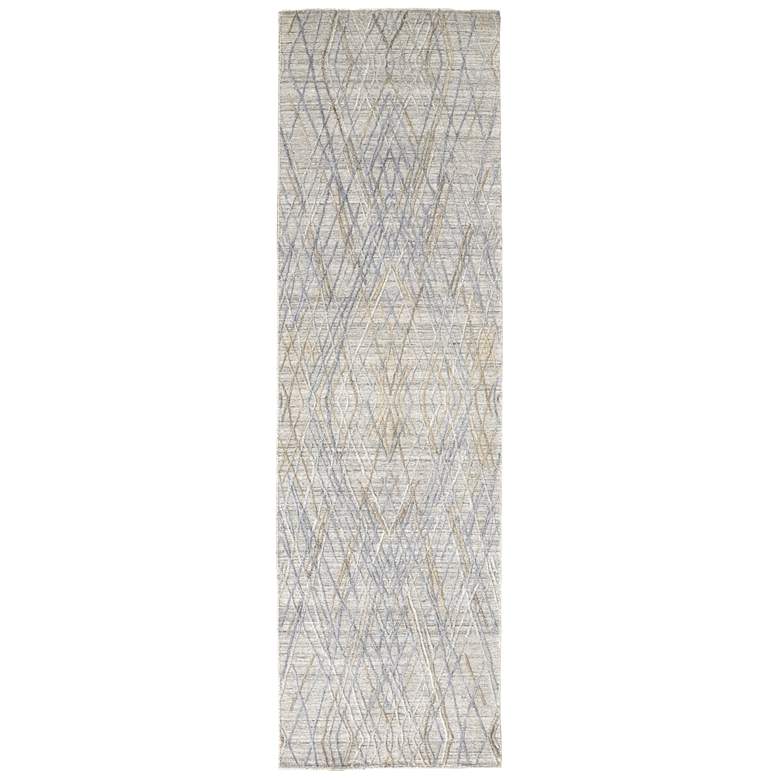 Image 1 Elias Modern Abstract Hand Woven Gray Area Rug 6589F