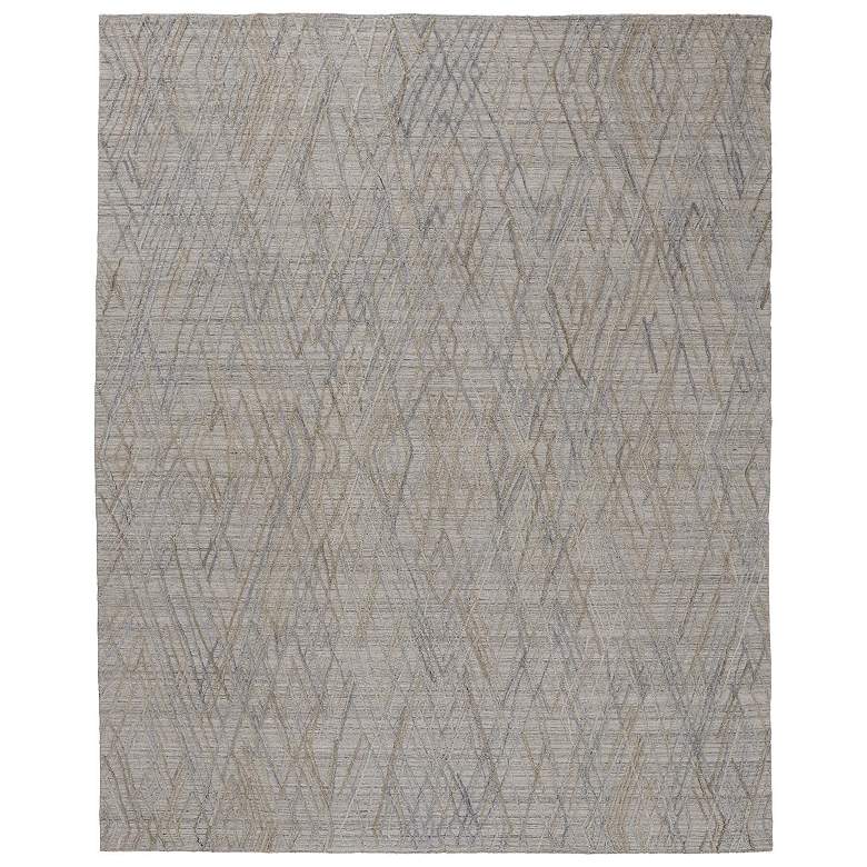 Image 1 Elias Modern Abstract Hand Woven Gray Area Rug 6589F