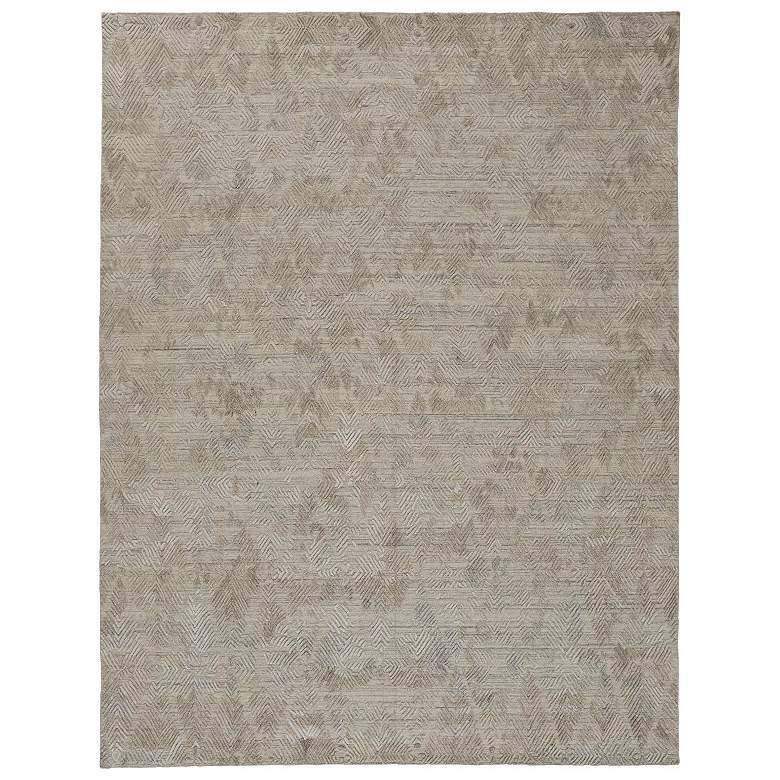 Image 1 Elias Modern Abstract Hand Woven Gray Area Rug 6718F
