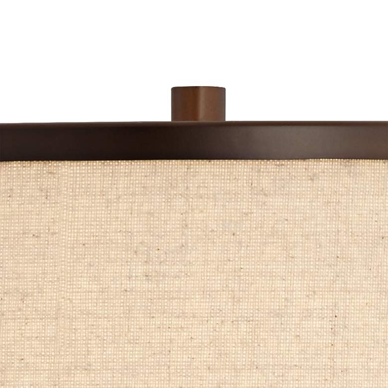 Elias Oil-Rubbed Bronze Table Lamp With Black Square Riser more views
