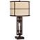 Elias Oil-Rubbed Bronze Table Lamp with Night Light
