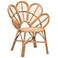 Eliava Natural Brown Rattan Flower Accent Chair