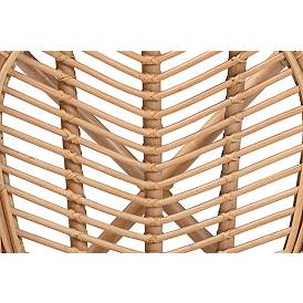 Image5 of Eliava Natural Brown Rattan Flower Accent Chair more views