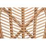 5_Eliava Natural Brown Rattan Flower Accent Chair more views