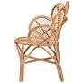 7_Eliava Natural Brown Rattan Flower Accent Chair more views