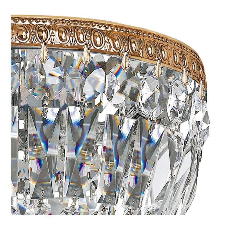 Image 2 Elight DESIGN 12" Wide Brass and Crystal Ceiling Light more views