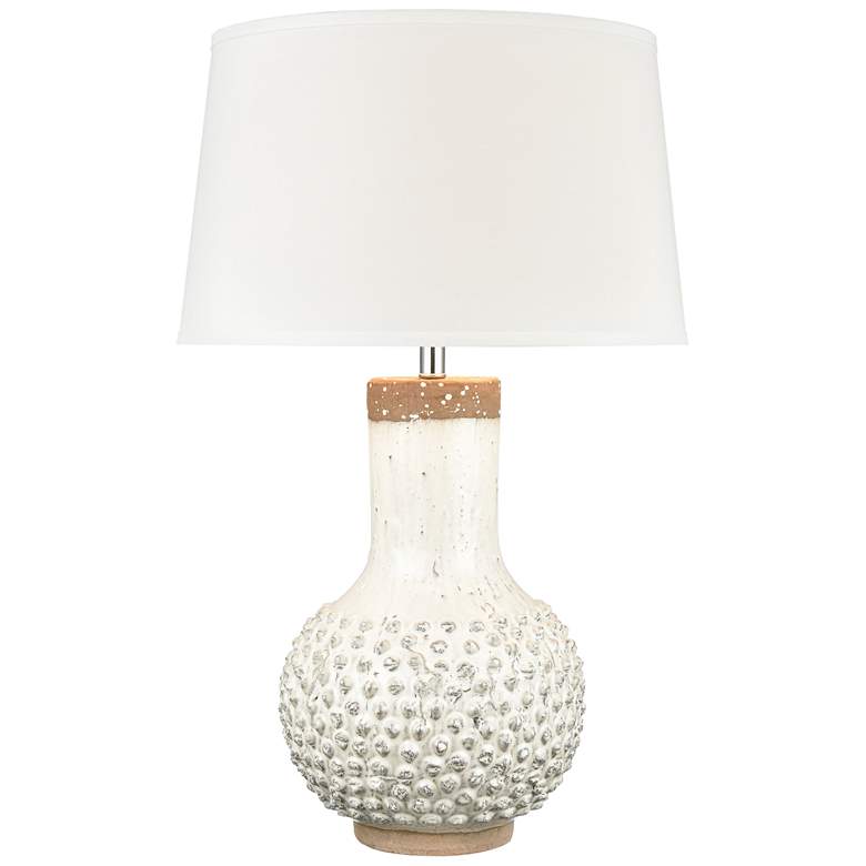Image 1 Elinor 32 inch High 1-Light Table Lamp - White