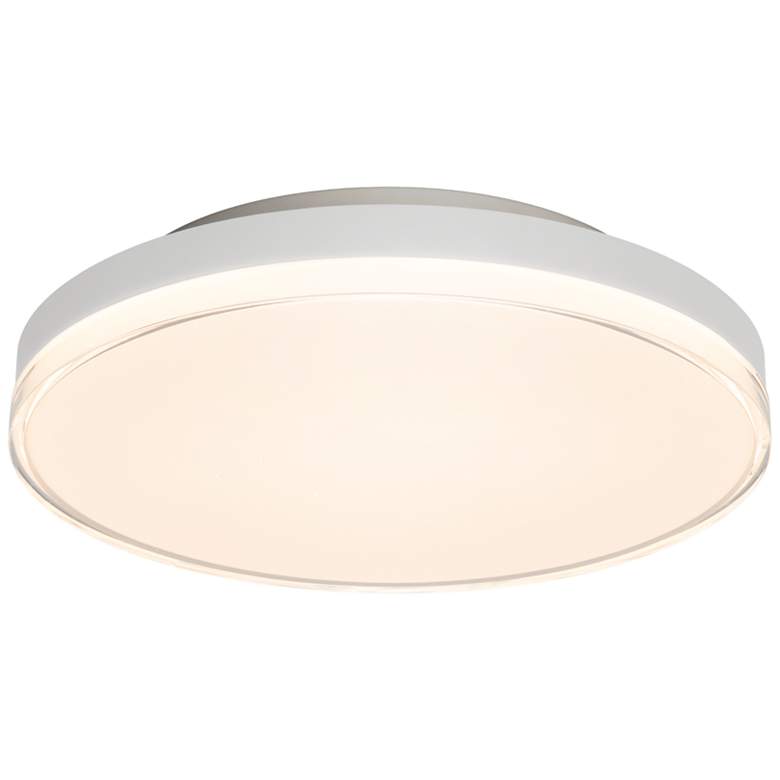 Image 1 Elio 15.7" Matte White Flush Mount