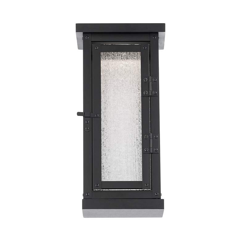 Image 2 Eliot 14"H x 7"W 1-Light Outdoor Wall Light in Black more views