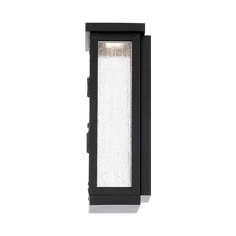 Image 3 Eliot 14"H x 7"W 1-Light Outdoor Wall Light in Black more views