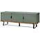 Eliot 60" Wide Sage Green Wood 3-Door TV Stand