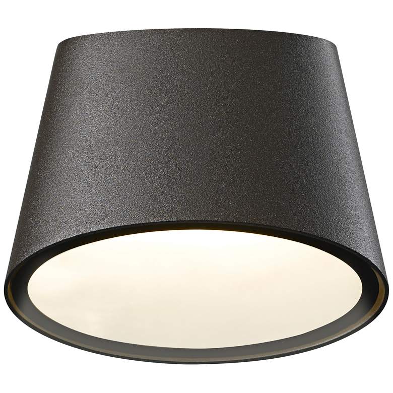 Image 1 Elips 5 1/4"H Textured Bronze LED Outdoor Wall Light