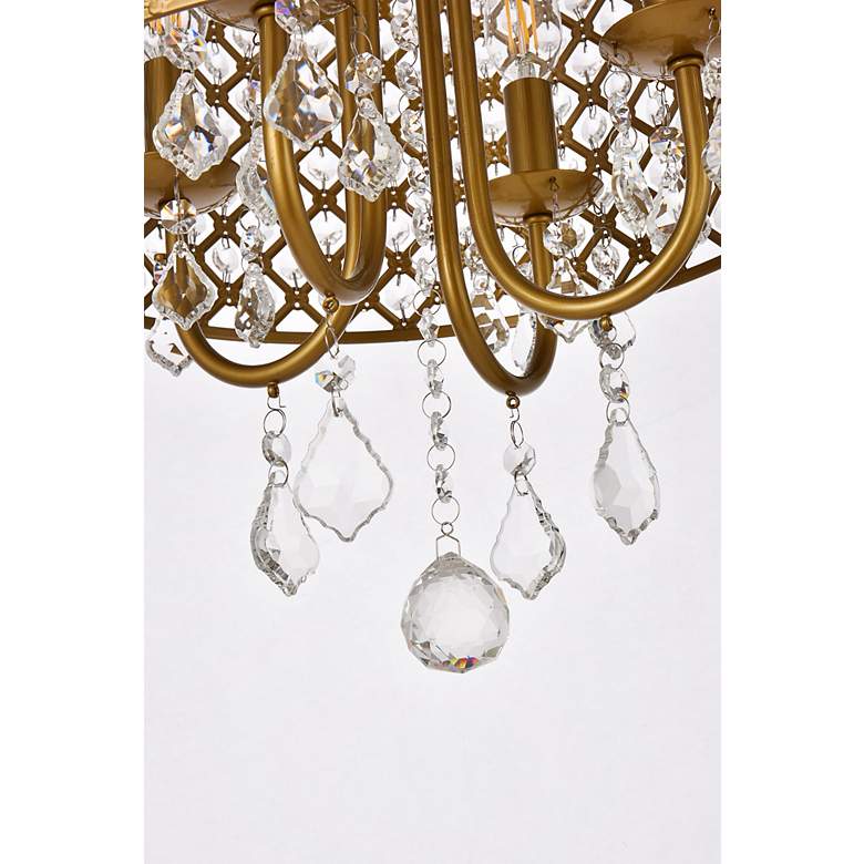 Image 5 Elise 14" Flush Mount In Brass more views