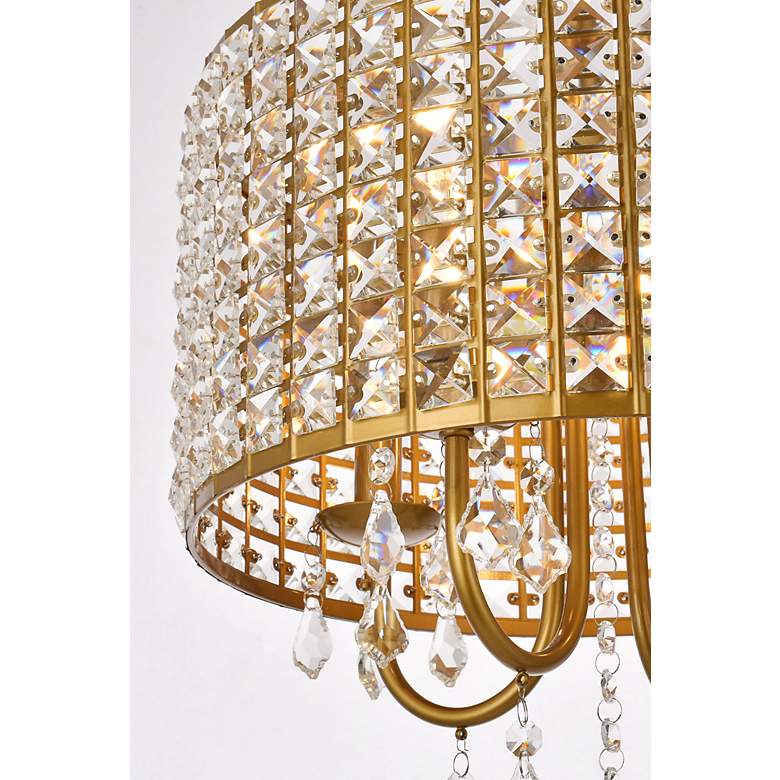 Image 6 Elise 14" Flush Mount In Brass more views