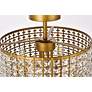 7_Elise 14" Flush Mount In Brass more views