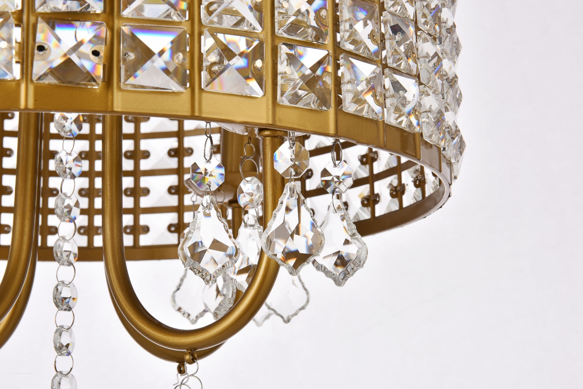 Elise 14" Flush Mount In Brass