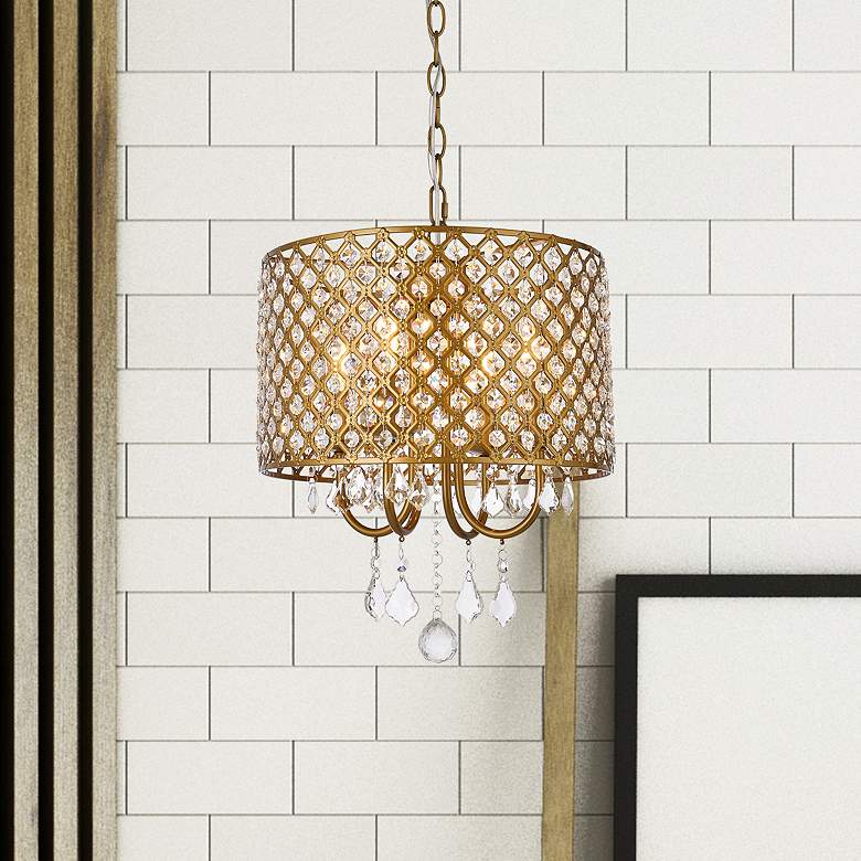 Image 1 Elise 14" Pendant In Brass