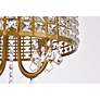 6_Elise 14" Wide Brass Pendant Light with Clear Crystal more views