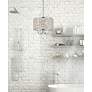 4_Elise 14" Wide Chrome and Crystal Pendant Light more views