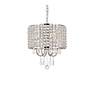 5_Elise 14" Wide Chrome and Crystal Pendant Light more views