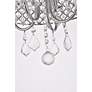 5_Elise 14" Wide Chrome and Crystal Pendant Light more views